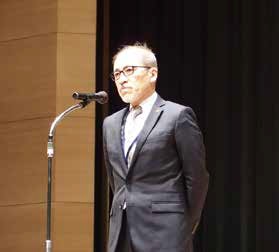 福田敏雅会長　開会の挨拶の写真